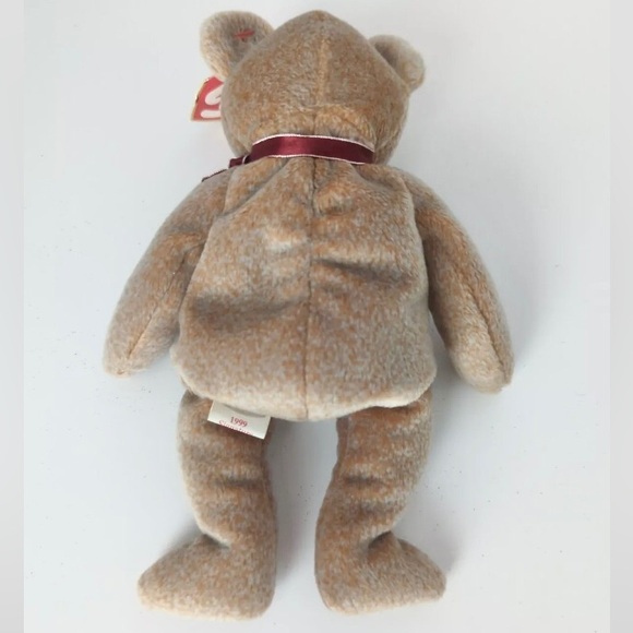 1999 Signature Bear, TY Beanie Babies, Embroidered Signature, Vintage, Y2K - Picture 4 of 9